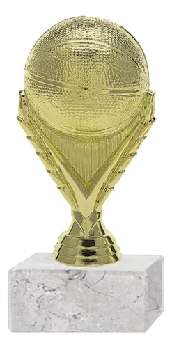 Trofeo Plástico Basquet Pelota Grande 15.5cm