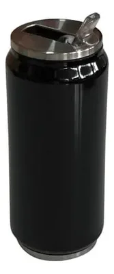 Termo Acero Inoxidable 500ml Tapa Rosca Negro