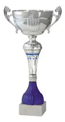 Copa Trofeo Metálica Base Mármol Blas 5