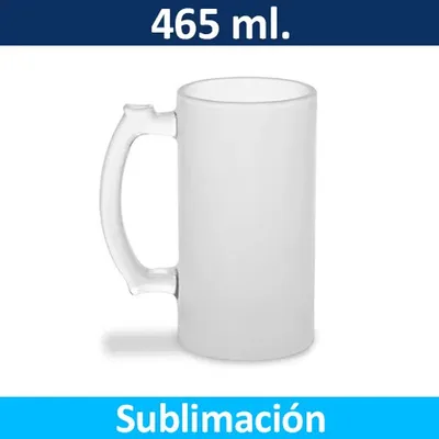 Vaso Schopero Sublimación 16oz Vidrio Empavonado Polar