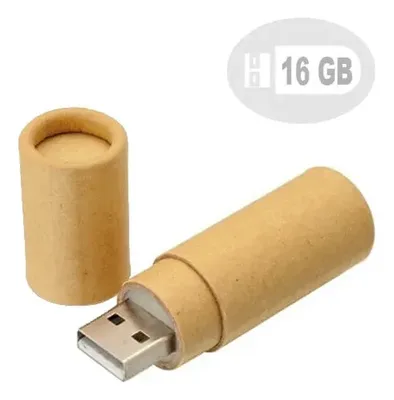 Memoria Usb Ecológica 16gb Cartón Reciclado