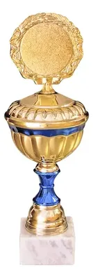 Copa Metálica Base Mármol Personalizable E1279