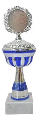 Copa Metálica Con Base Mármol E1204