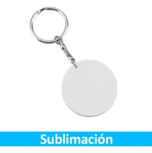 Llavero Redondo Acrilico Sublimable Profesional K18