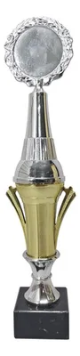 Copa Metálica Premium Con Base Mármol E1426
