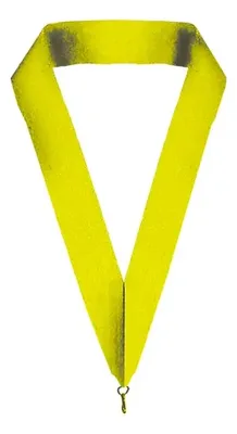 Cinta Tela Amarilla 15mm Medalla Deportiva