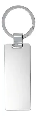 Llavero Metálico Plano Personalizable K11 Brillante