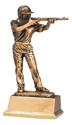 Trofeo Cazador Masculino Resina 16cm