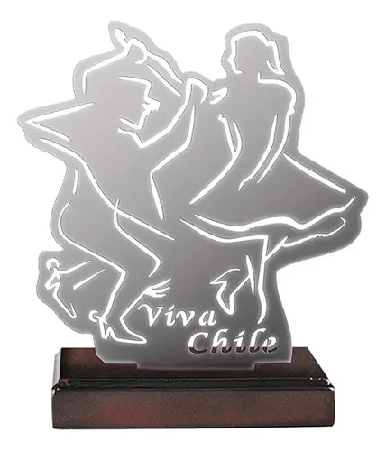 Trofeo Metálico Cueca Con Base Mármol