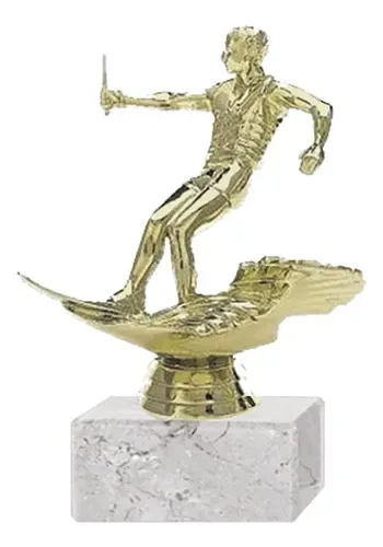 Trofeo Plástico Sky Acuático Masculino Modelo 254a Oro