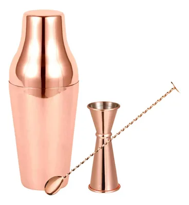 Set Coctelera Profesional Acero Inoxidable 500ml