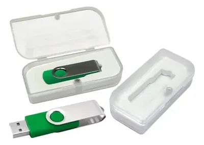 Memoria Usb 32gb Giratoria Con Estuche Pvc