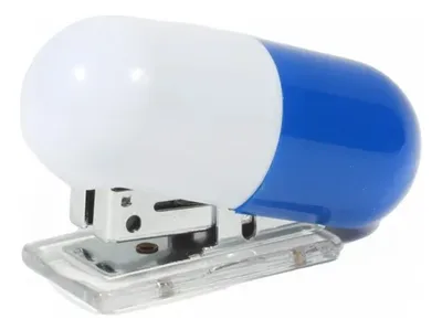Corchetera Capsula S10 Azul Y Blanco Portatil Azul Y Blanco