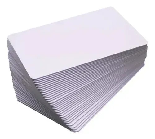 Tarjetas Credencial Pvc Sublimacion 100 Und Pack X4