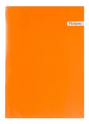 Archivador Plastificado Con Gusano Acoclip Naranja