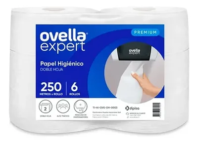 Papel Higiénico Doble Hoja 250 Metros
