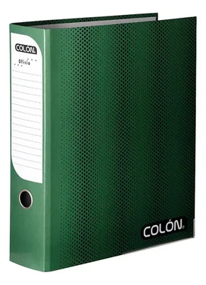 Archivador Oficio Ancho Colores Colon Verde