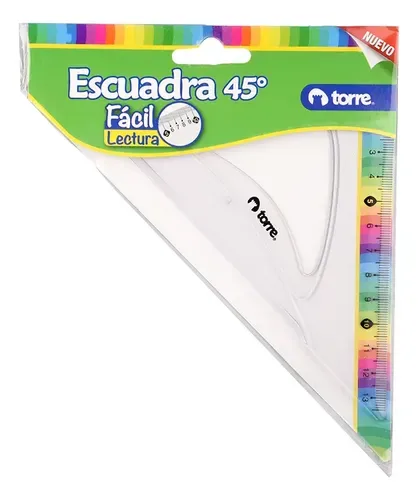 Escuadra Plástica 45°