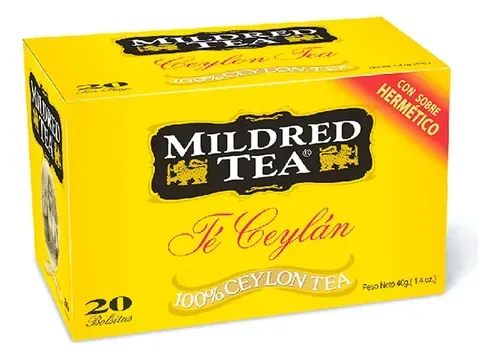 Té Ceylan Caja 20 Bolsitas Mildred