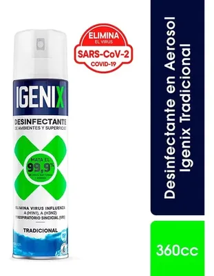 Desinfectante En Aerosol Igenix 360cc
