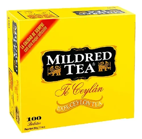 Té Ceylan Caja 100 Bolsitas Mildred
