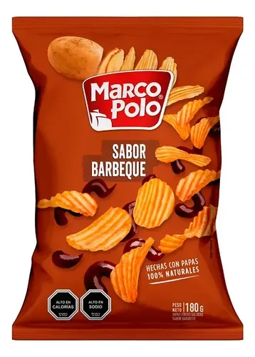 Papas Fritas Bbq Marco Polo 180 Gr