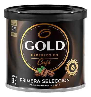 Café Instantáneo Gold Primera Selección 50 Gr