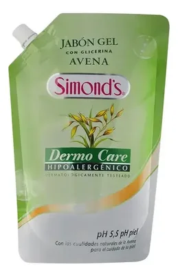 Jabón Líquido Dermo Avena Glicerina Simonds 750 Ml