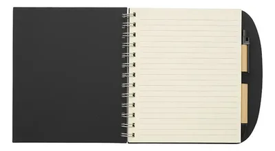 Libreta Ecológica Con Bolígrafo Incluido Negro