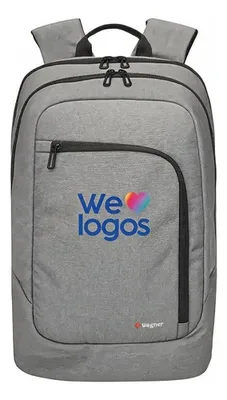 Mochila Ejecutiva Poliester Acolchada Coral Claro