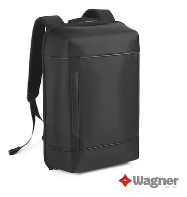 Mochila Ejecutiva Poliéster Minimalista Negro