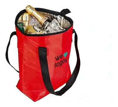 Cooler Polyester Aislante Térmico 11.5l Rojo