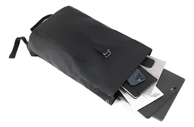 Mochila Ejecutiva Pu Enrollable Acolchada Negro