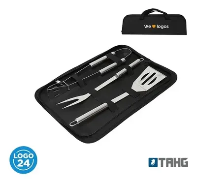 Set Utensilios Barbacoa Acero Inoxidable