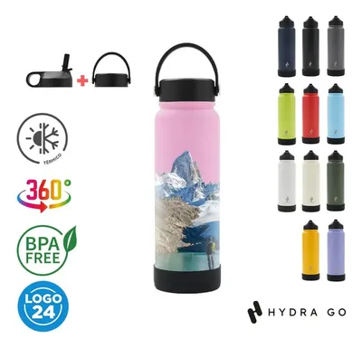 Termo Botella Acero Inoxidable 750 Ml Coral Claro