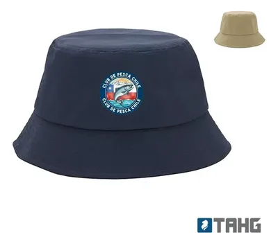 Gorra Jockey Bucket Dacrón Transpirable Azul Marino Xs