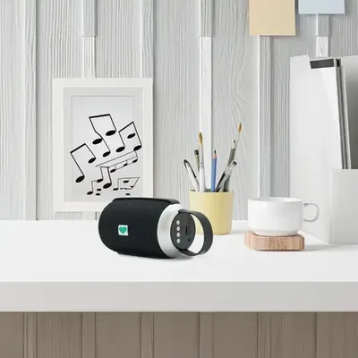 Parlante Portátil Bluetooth Con Batería Negro