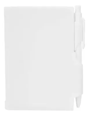 Libreta Plástica Tapa Dura Con Bolígrafo Blanco
