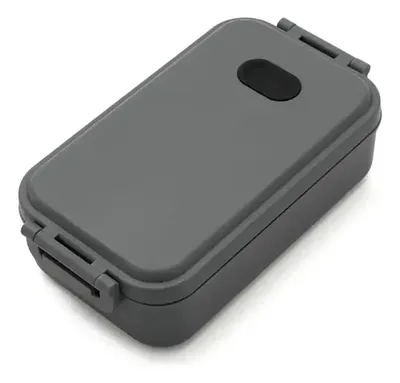 Contenedor Alimentos Pp Silicona Reutilizable Gris Oscuro