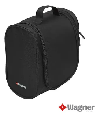Neceser Poliester Con Compartimientos Y Gancho Negro