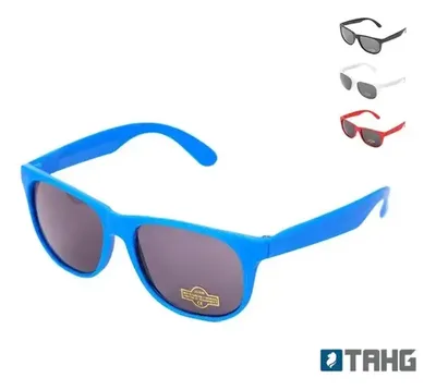 Anteojos De Sol Polipropileno Deportivo Azul