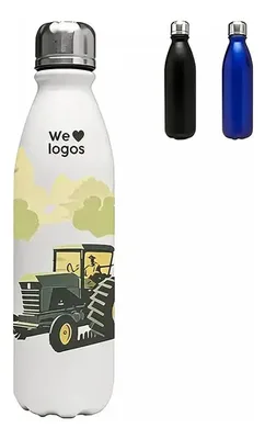 Botella Deportiva Aluminio 750 Ml Negro