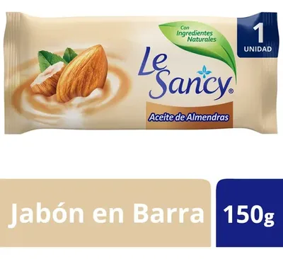 Jabón Barra Le Sancy Aceite De Almendras 150gr