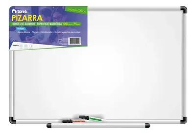 Pizarra Acrílica Magnética Blanca 75x120cm Blanca