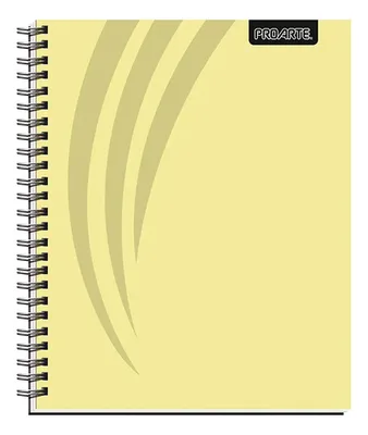 Cuaderno Universitario Espiral Tapa Dura 100 Hojas Amarillo