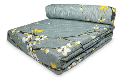 Quilt Hotpress Estampado 1.5 Plazas Poliéster Gris