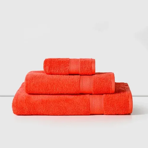 Toalla De Mano Algodón 100% Absorbente Coral Coral