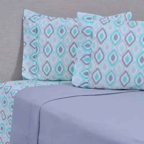 Set De Sábanas 2 Plazas Microfibra Plumetti Lily