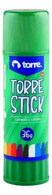 Barra Adhesiva Escolar Torre 36gr Lavable