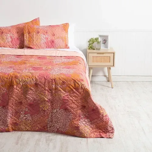 Quilt Estampado 2 Plazas Poliéster Mashini